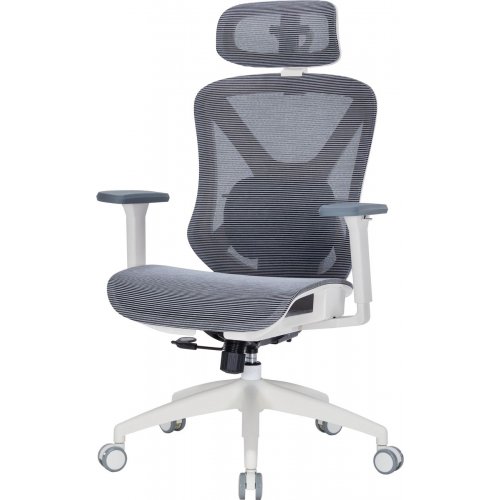 Купити Крісло офісне OfficePro Atlas OC630 (OC630-W-DG-DG) White/Dark Gray - ціна в Києві, Львові, Вінниці, Хмельницькому, Франківську, Україні | інтернет-магазин TELEMART.UA фото