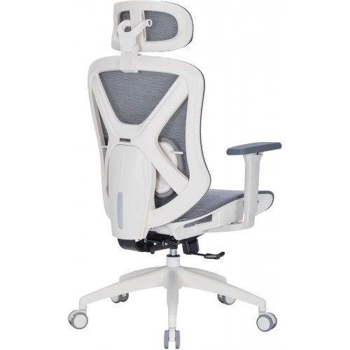 Купити Крісло офісне OfficePro Atlas OC630 (OC630-W-DG-DG) White/Dark Gray - ціна в Києві, Львові, Вінниці, Хмельницькому, Франківську, Україні | інтернет-магазин TELEMART.UA фото