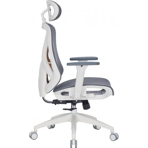 Купити Крісло офісне OfficePro Atlas OC630 (OC630-W-DG-DG) White/Dark Gray - ціна в Києві, Львові, Вінниці, Хмельницькому, Франківську, Україні | інтернет-магазин TELEMART.UA фото