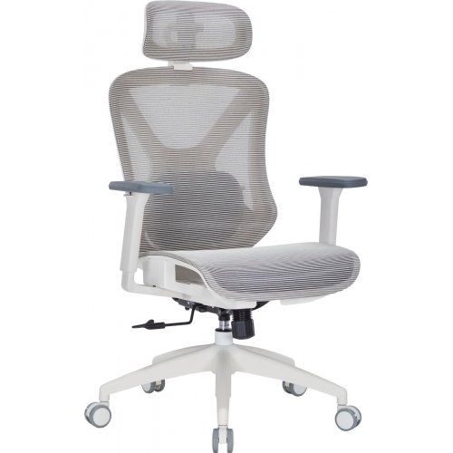 Купить Офисное кресло OfficePro Atlas OC630 (OC630-W-LG-LG) White/Light Gray - цена в Харькове, Киеве, Днепре, Одессе
в интернет-магазине Telemart фото
