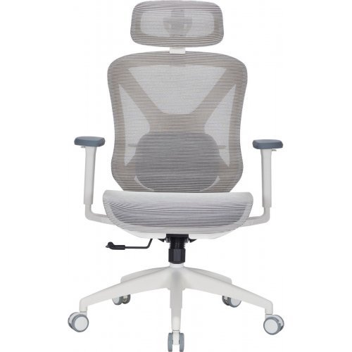 Купить Офисное кресло OfficePro Atlas OC630 (OC630-W-LG-LG) White/Light Gray - цена в Харькове, Киеве, Днепре, Одессе
в интернет-магазине Telemart фото