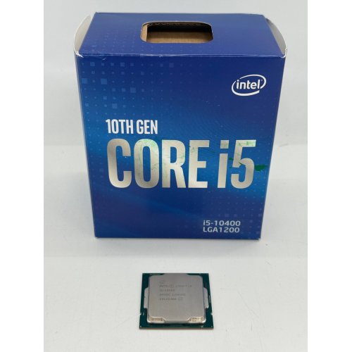 Процесор Intel Core i5-10400 2.9(4.3)GHz s1200 Box (BX8070110400) (Відновлено продавцем, 798113) купити з перевіркою сумісності: огляд, характеристики, ціна у Києві, Львові, Вінниці, Хмельницькому, Івано-Франківську, Україні | інтернет-магазин TELEMART.UA фото