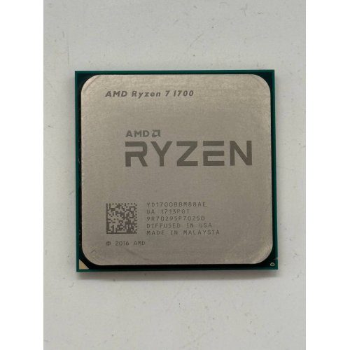 Процесор AMD Ryzen 7 1700 3.0(3.7)GHz 16MB sAM4 Tray (YD1700BBM88AE) (Відновлено продавцем, 798145) купити з перевіркою сумісності: огляд, характеристики, ціна у Києві, Львові, Вінниці, Хмельницькому, Івано-Франківську, Україні | інтернет-магазин TELEMART.UA фото
