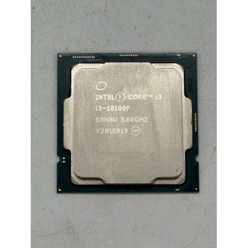 Процесор Intel Core i3-10100F 3.6(4.3)GHz 6MB s1200 Tray (CM8070104291318) (Відновлено продавцем, 798164) купити з перевіркою сумісності: огляд, характеристики, ціна у Києві, Львові, Вінниці, Хмельницькому, Івано-Франківську, Україні | інтернет-магазин TELEMART.UA фото