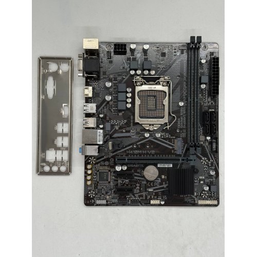 Купить Материнская плата Gigabyte H410M H V2 (s1200, Intel H410) (Восстановлено продавцом, 798166) с проверкой совместимости: обзор, характеристики, цена в Киеве, Днепре, Одессе, Харькове, Украине | интернет-магазин TELEMART.UA фото