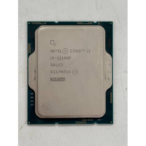 Процесор Intel Core i3-12100F 3.3(4.3)GHz 12MB s1700 Tray (CM8071504651013) (Відновлено продавцем, 798205) купити з перевіркою сумісності: огляд, характеристики, ціна у Києві, Львові, Вінниці, Хмельницькому, Івано-Франківську, Україні | інтернет-магазин TELEMART.UA фото