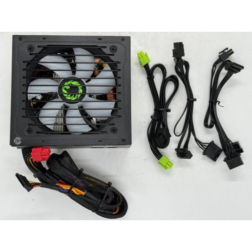Блок живлення GAMEMAX VP-600 RGB 600W (VP-600-RGB) (Відновлено продавцем, 798216) купити з перевіркою сумісності: огляд, характеристики, ціна у Києві, Львові, Вінниці, Хмельницькому, Івано-Франківську, Україні | інтернет-магазин TELEMART.UA фото