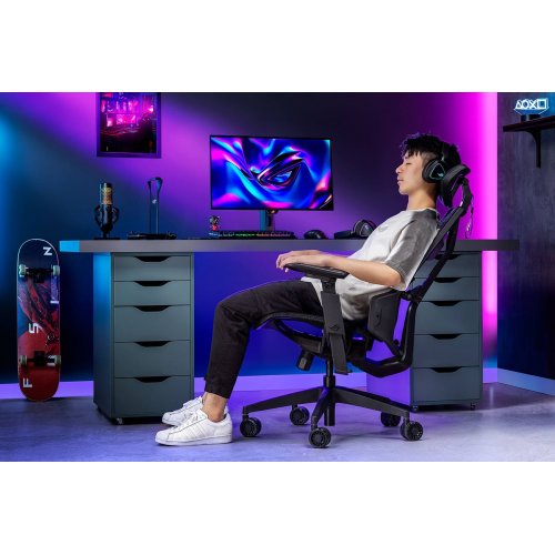 Купити Ігрове крісло Asus ROG Destrier Core (90GC01P0-MSG060) White - ціна в Києві, Львові, Вінниці, Хмельницькому, Франківську, Україні | інтернет-магазин TELEMART.UA фото