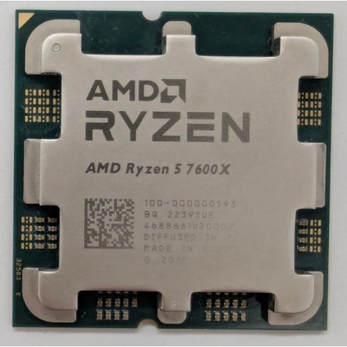 Процесор AMD Ryzen 5 7600X 4.7(5.3)GHz 32MB sAM5 Box (100-100000593WOF) (Відновлено продавцем, 798445) купити з перевіркою сумісності: огляд, характеристики, ціна у Києві, Львові, Вінниці, Хмельницькому, Івано-Франківську, Україні | інтернет-магазин TELEMART.UA фото