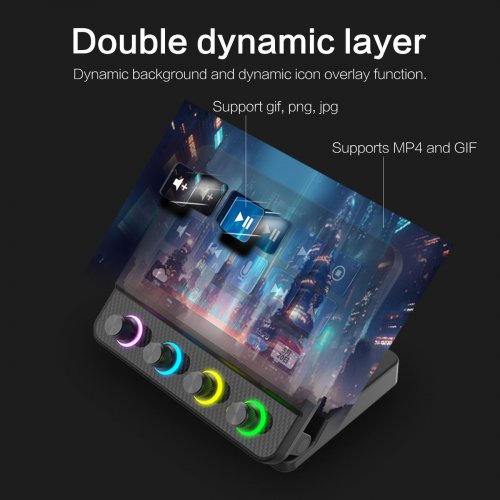 Купить Контроллер для стриминга MiraBox Stream Dock N4 Pro Black - цена в Харькове, Киеве, Днепре, Одессе
в интернет-магазине Telemart фото