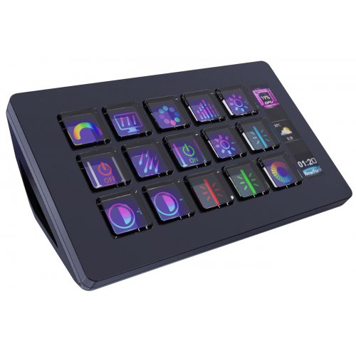Купить Контроллер для стриминга MiraBox Stream Dock 293S Black - цена в Харькове, Киеве, Днепре, Одессе
в интернет-магазине Telemart фото