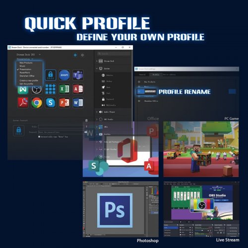 Контролер для стрімінга MiraBox Stream Dock 293S Black купити в Україні: Київ, Львів, Хмельницький, Тернопіль, Івано-Франківськ | Низька ціна, відгуки, характеристики від TELEMART фото