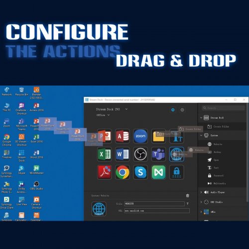 Контролер для стрімінга MiraBox Stream Dock 293S Black купити в Україні: Київ, Львів, Хмельницький, Тернопіль, Івано-Франківськ | Низька ціна, відгуки, характеристики від TELEMART фото