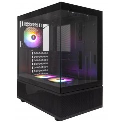 Корпус 1stPlayer Mi7-A-BK-2F7R-1F7 без БП Black (Восстановлено продавцом, 798486)
