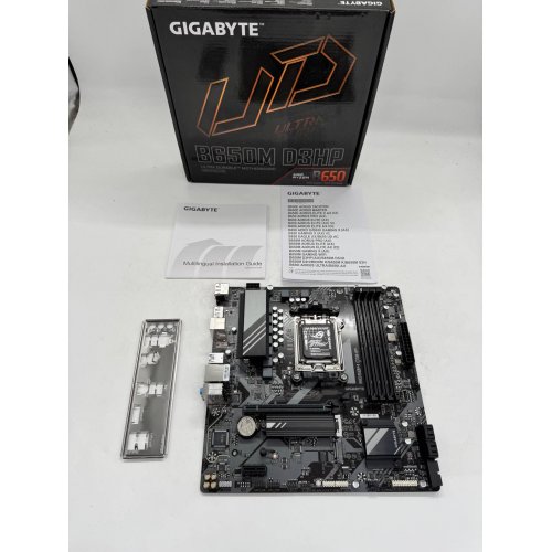 Купить Материнская плата Gigabyte B650M D3HP (sAM5, AMD B650) (Восстановлено продавцом, 798497) с проверкой совместимости: обзор, характеристики, цена в Киеве, Днепре, Одессе, Харькове, Украине | интернет-магазин TELEMART.UA фото