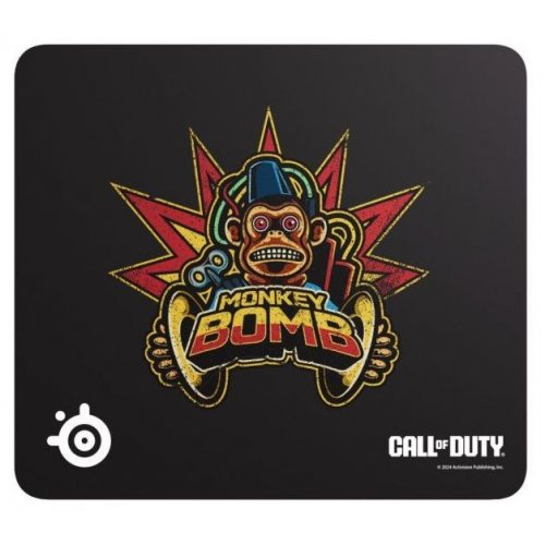 Купити Килимок для миші SteelSeries Qck L Call of Duty Zombies Edition (63449) Black - ціна в Києві, Львові, Вінниці, Хмельницькому, Франківську, Україні | інтернет-магазин TELEMART.UA фото