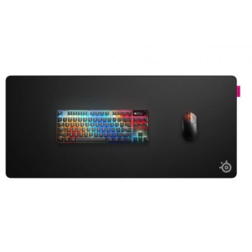 Купити Килимок для миші SteelSeries QcK Performance XL Speed (63431) Black - ціна в Києві, Львові, Вінниці, Хмельницькому, Франківську, Україні | інтернет-магазин TELEMART.UA фото