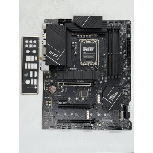 Купить Материнская плата MSI PRO Z790-P WIFI (s1700, Intel Z790) (Восстановлено продавцом, 798606) с проверкой совместимости: обзор, характеристики, цена в Киеве, Днепре, Одессе, Харькове, Украине | интернет-магазин TELEMART.UA фото