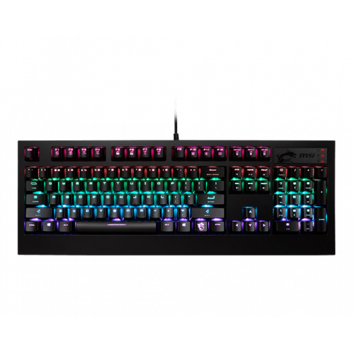 Купити Клавіатура MSI MECHANICALL GAMING GK-701 Cherry MX Speed RGB Silver - ціна в Києві, Львові, Вінниці, Хмельницькому, Франківську, Україні | інтернет-магазин TELEMART.UA фото