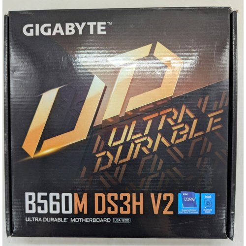 Материнська плата Gigabyte B560M DS3H V2 (s1200, Intel B560) (Відновлено продавцем, 798820) купити з перевіркою сумісності: огляд, характеристики, ціна у Києві, Львові, Вінниці, Хмельницькому, Івано-Франківську, Україні | інтернет-магазин TELEMART.UA фото
