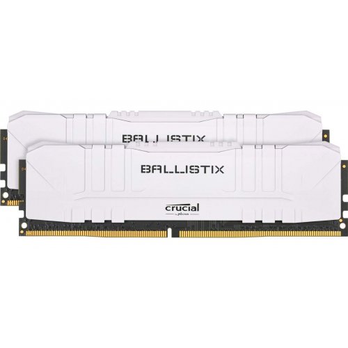 Купить Озу Crucial DDR4 16GB (2x8GB) 3000Mhz Ballistix White (BL2K8G30C15U4W) (Восстановлено продавцом, 798823) с проверкой совместимости: обзор, характеристики, цена в Киеве, Днепре, Одессе, Харькове, Украине | интернет-магазин TELEMART.UA фото