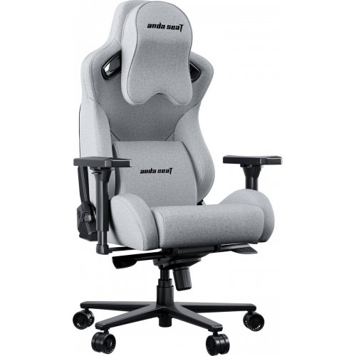 Купити Уцінка ігрове крісло Anda Seat Kaiser 2 Pro XL Fabric (AD12YXL-17-G-F-G01) Gray (Розкрита упаковка, 798886) - ціна в Києві, Львові, Вінниці, Хмельницькому, Франківську, Україні | інтернет-магазин TELEMART.UA фото