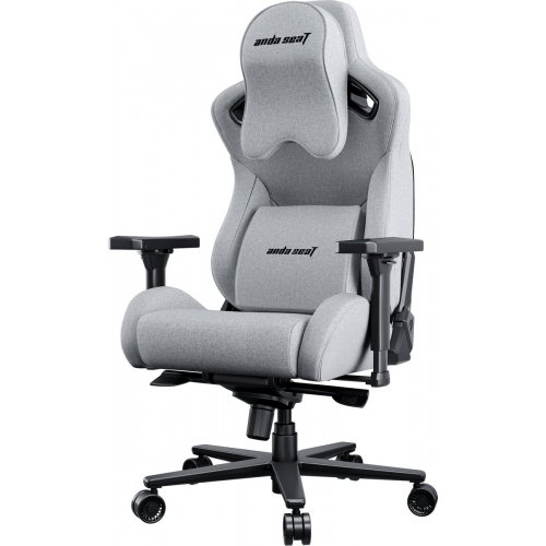 Купити Уцінка ігрове крісло Anda Seat Kaiser 2 Pro XL Fabric (AD12YXL-17-G-F-G01) Gray (Розкрита упаковка, 798886) - ціна в Києві, Львові, Вінниці, Хмельницькому, Франківську, Україні | інтернет-магазин TELEMART.UA фото