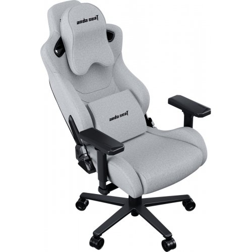 Купити Уцінка ігрове крісло Anda Seat Kaiser 2 Pro XL Fabric (AD12YXL-17-G-F-G01) Gray (Розкрита упаковка, 798886) - ціна в Києві, Львові, Вінниці, Хмельницькому, Франківську, Україні | інтернет-магазин TELEMART.UA фото