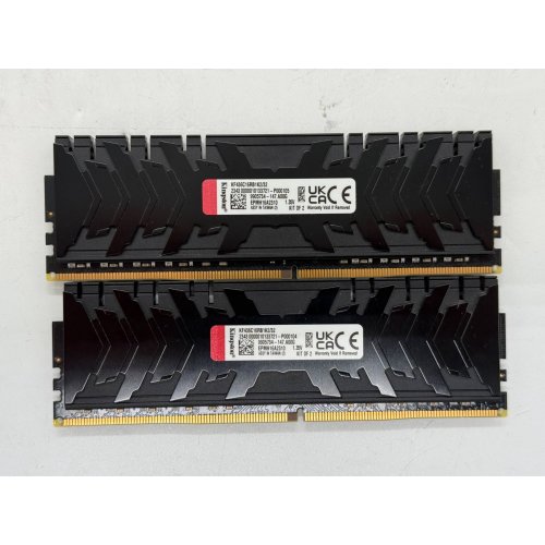 Купить Озу Kingston DDR4 32GB (2x16GB) 3600Mhz FURY Renegade Black (KF436C16RB1K2/32) (Восстановлено продавцом, 798932) с проверкой совместимости: обзор, характеристики, цена в Киеве, Днепре, Одессе, Харькове, Украине | интернет-магазин TELEMART.UA фото