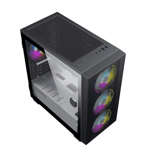 Купить Корпус GAMEMAX Aero Mini ARGB Tempered Glass без БП Black (Восстановлено продавцом, 798967) с проверкой совместимости: обзор, характеристики, цена в Киеве, Днепре, Одессе, Харькове, Украине | интернет-магазин TELEMART.UA фото