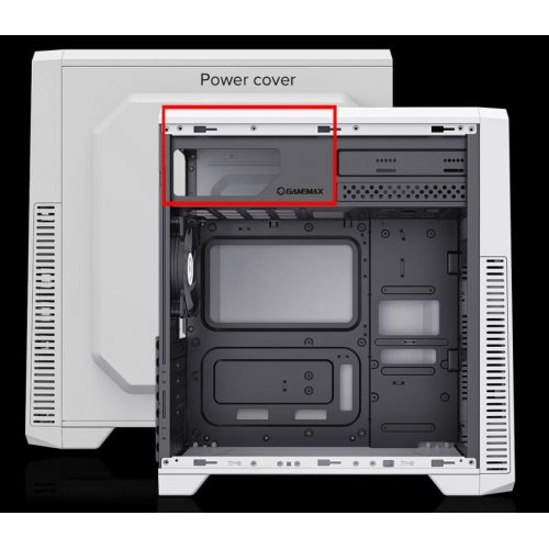 Корпус GAMEMAX G561E без БЖ White (Відновлено продавцем, 798993) купити з перевіркою сумісності: огляд, характеристики, ціна у Києві, Львові, Вінниці, Хмельницькому, Івано-Франківську, Україні | інтернет-магазин TELEMART.UA фото
