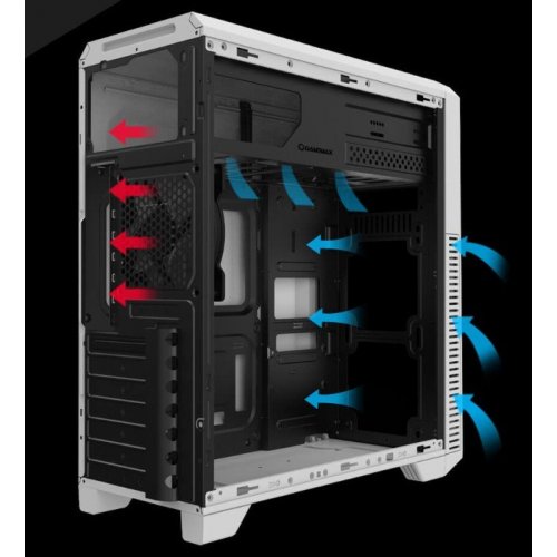Корпус GAMEMAX G561E без БЖ White (Відновлено продавцем, 798993) купити з перевіркою сумісності: огляд, характеристики, ціна у Києві, Львові, Вінниці, Хмельницькому, Івано-Франківську, Україні | інтернет-магазин TELEMART.UA фото