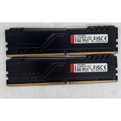 Купить Озу Kingston DDR4 32GB (2x16GB) 3600Mhz FURY Beast Black (KF436C18BBK2/32) (Восстановлено продавцом, 798994) с проверкой совместимости: обзор, характеристики, цена в Киеве, Днепре, Одессе, Харькове, Украине | интернет-магазин TELEMART.UA фото