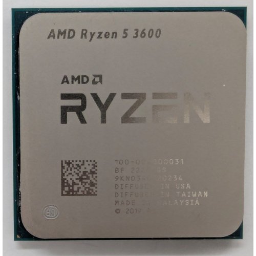 Купить Процессор AMD Ryzen 5 3600 3.6(4.2)GHz 32MB sAM4 Tray (100-000000031) (Восстановлено продавцом, 798997) с проверкой совместимости: обзор, характеристики, цена в Киеве, Днепре, Одессе, Харькове, Украине | интернет-магазин TELEMART.UA фото