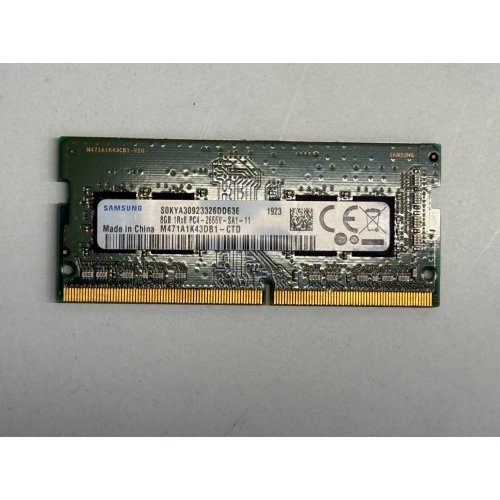Купить Озу Samsung SODIMM DDR4 8GB 2666Mhz (M471A1K43DB1-CTD) (Восстановлено продавцом, 799017) с проверкой совместимости: обзор, характеристики, цена в Киеве, Днепре, Одессе, Харькове, Украине | интернет-магазин TELEMART.UA фото