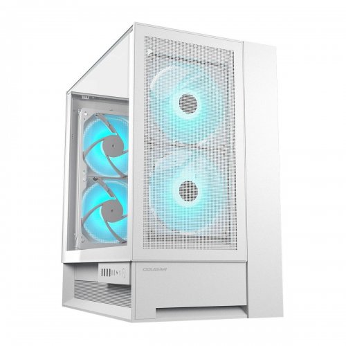 Купить Корпус Cougar OmnyX RGB Tempered Glass без БП White с проверкой совместимости: обзор, характеристики, цена в Киеве, Днепре, Одессе, Харькове, Украине | интернет-магазин TELEMART.UA фото