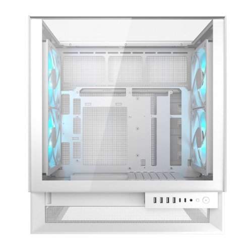 Купить Корпус Cougar OmnyX RGB Tempered Glass без БП White с проверкой совместимости: обзор, характеристики, цена в Киеве, Днепре, Одессе, Харькове, Украине | интернет-магазин TELEMART.UA фото