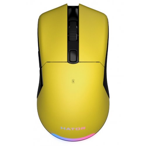 Купити Уцінка миша HATOR Pulsar Wireless (HTM-318) Yellow (Сліди використання, 799035) - ціна в Києві, Львові, Вінниці, Хмельницькому, Франківську, Україні | інтернет-магазин TELEMART.UA фото