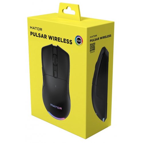 Купити Уцінка миша HATOR Pulsar Wireless (HTM-318) Yellow (Сліди використання, 799035) - ціна в Києві, Львові, Вінниці, Хмельницькому, Франківську, Україні | інтернет-магазин TELEMART.UA фото
