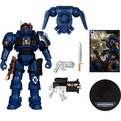 Купить Коллекционная фигурка McFarlane Toys Warhammer 40K - Ultramarines Lieutenant in Phobos Armor (10906) - цена в Харькове, Киеве, Днепре, Одессе
в интернет-магазине Telemart фото
