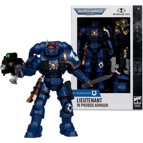 Купить Коллекционная фигурка McFarlane Toys Warhammer 40K - Ultramarines Lieutenant in Phobos Armor (10906) - цена в Харькове, Киеве, Днепре, Одессе
в интернет-магазине Telemart фото
