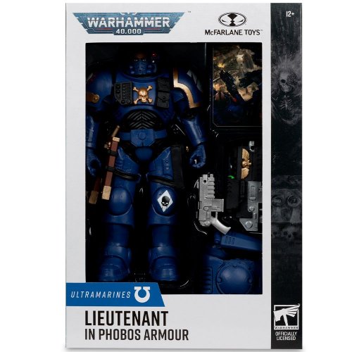 Купить Коллекционная фигурка McFarlane Toys Warhammer 40K - Ultramarines Lieutenant in Phobos Armor (10906) - цена в Харькове, Киеве, Днепре, Одессе
в интернет-магазине Telemart фото