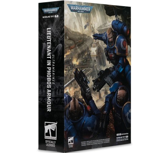 Купить Коллекционная фигурка McFarlane Toys Warhammer 40K - Ultramarines Lieutenant in Phobos Armor (10906) - цена в Харькове, Киеве, Днепре, Одессе
в интернет-магазине Telemart фото