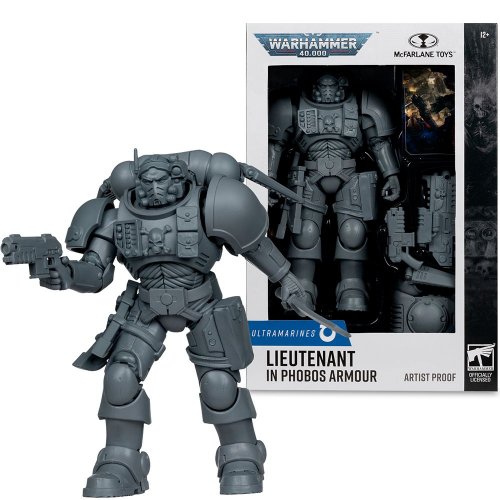 Купити Колекційна фігурка McFarlane Toys Warhammer 40K - Ultramarines Lieutenant in Phobos Armor Artist Proof (10907) - ціна в Києві, Львові, Вінниці, Хмельницькому, Франківську, Україні | інтернет-магазин TELEMART.UA фото