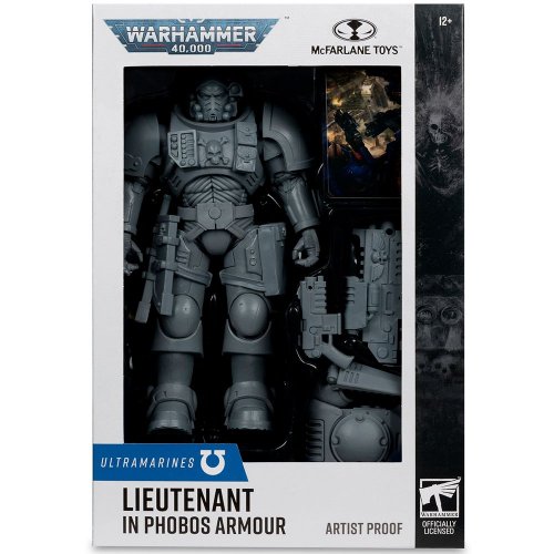 Купити Колекційна фігурка McFarlane Toys Warhammer 40K - Ultramarines Lieutenant in Phobos Armor Artist Proof (10907) - ціна в Києві, Львові, Вінниці, Хмельницькому, Франківську, Україні | інтернет-магазин TELEMART.UA фото