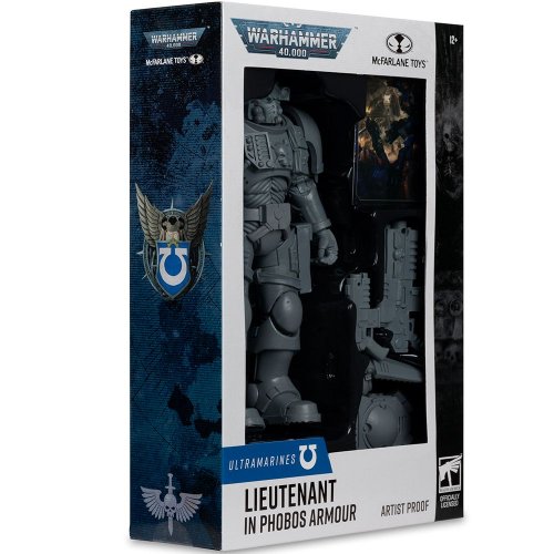 Купити Колекційна фігурка McFarlane Toys Warhammer 40K - Ultramarines Lieutenant in Phobos Armor Artist Proof (10907) - ціна в Києві, Львові, Вінниці, Хмельницькому, Франківську, Україні | інтернет-магазин TELEMART.UA фото