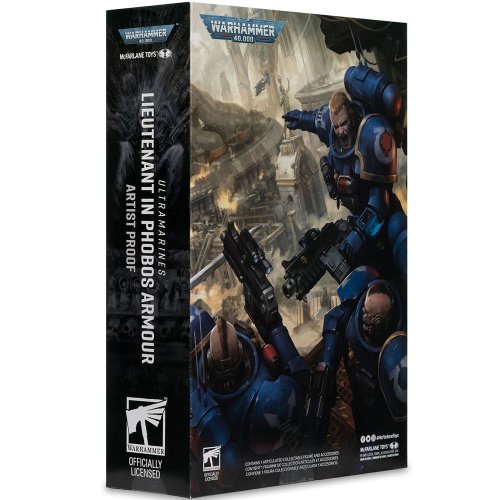 Купити Колекційна фігурка McFarlane Toys Warhammer 40K - Ultramarines Lieutenant in Phobos Armor Artist Proof (10907) - ціна в Києві, Львові, Вінниці, Хмельницькому, Франківську, Україні | інтернет-магазин TELEMART.UA фото