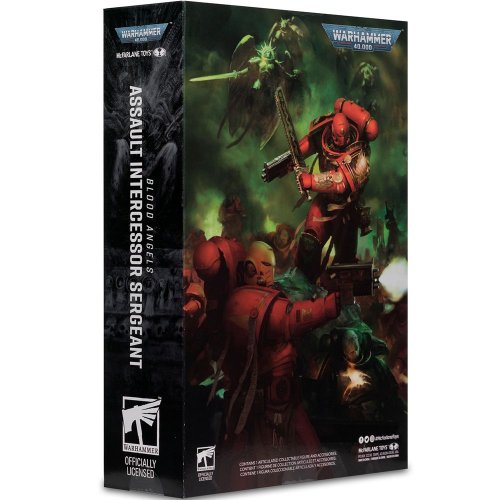 Купити Колекційна фігурка McFarlane Toys Warhammer 40K - Assault Intercessor Sergeant: Blood Angels (10948) - ціна в Києві, Львові, Вінниці, Хмельницькому, Франківську, Україні | інтернет-магазин TELEMART.UA фото