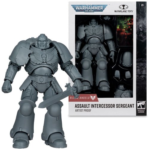 Купити Колекційна фігурка McFarlane Toys Warhammer 40K - Assault Intercessor Sergeant: Blood Angels Artist Proof (10949) - ціна в Києві, Львові, Вінниці, Хмельницькому, Франківську, Україні | інтернет-магазин TELEMART.UA фото
