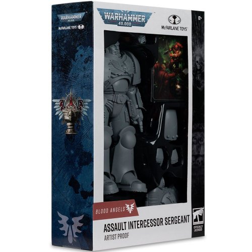 Купити Колекційна фігурка McFarlane Toys Warhammer 40K - Assault Intercessor Sergeant: Blood Angels Artist Proof (10949) - ціна в Києві, Львові, Вінниці, Хмельницькому, Франківську, Україні | інтернет-магазин TELEMART.UA фото